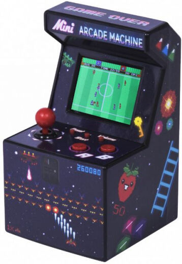 ORB videogame Mini Arcade Machine 2,5 inch 15 cm zwart - Zwart,Multicolor