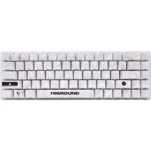 Higround Snowstone Base 65 Hotswap Gaming Tastatur - Ansi [White Flame]