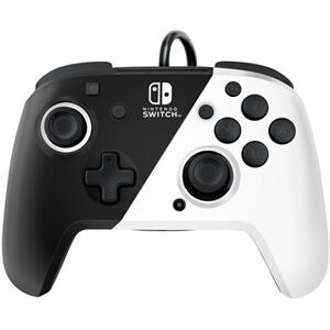 Nintendo PDP Faceoff Deluxe+ Audio Wired Controller - Black/White