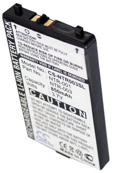 Nintendo Batteri (850 mAh 3.7 V, Sort) passende til Batteri til Nintendo NTR-003