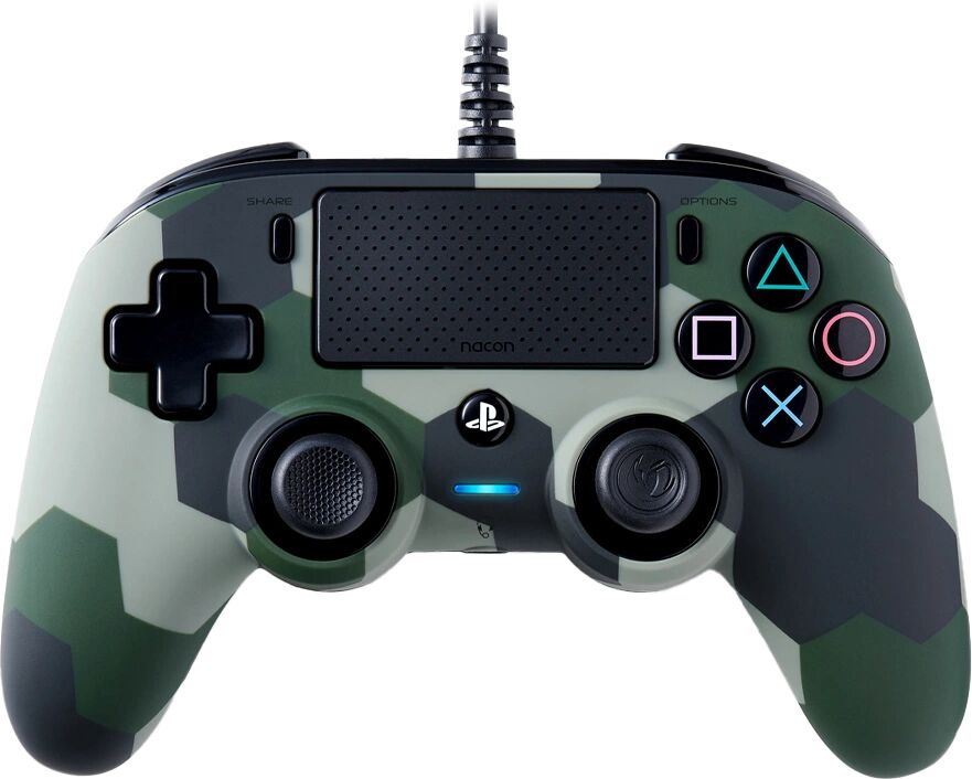 Nacon Wired Compact Controller Cammo Grønn (PS4/PC)