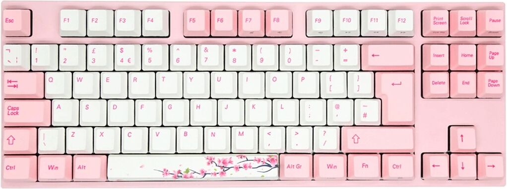 Varmilo VA88M Sakura PBT Rosa LED Tastatur [MX Brown]