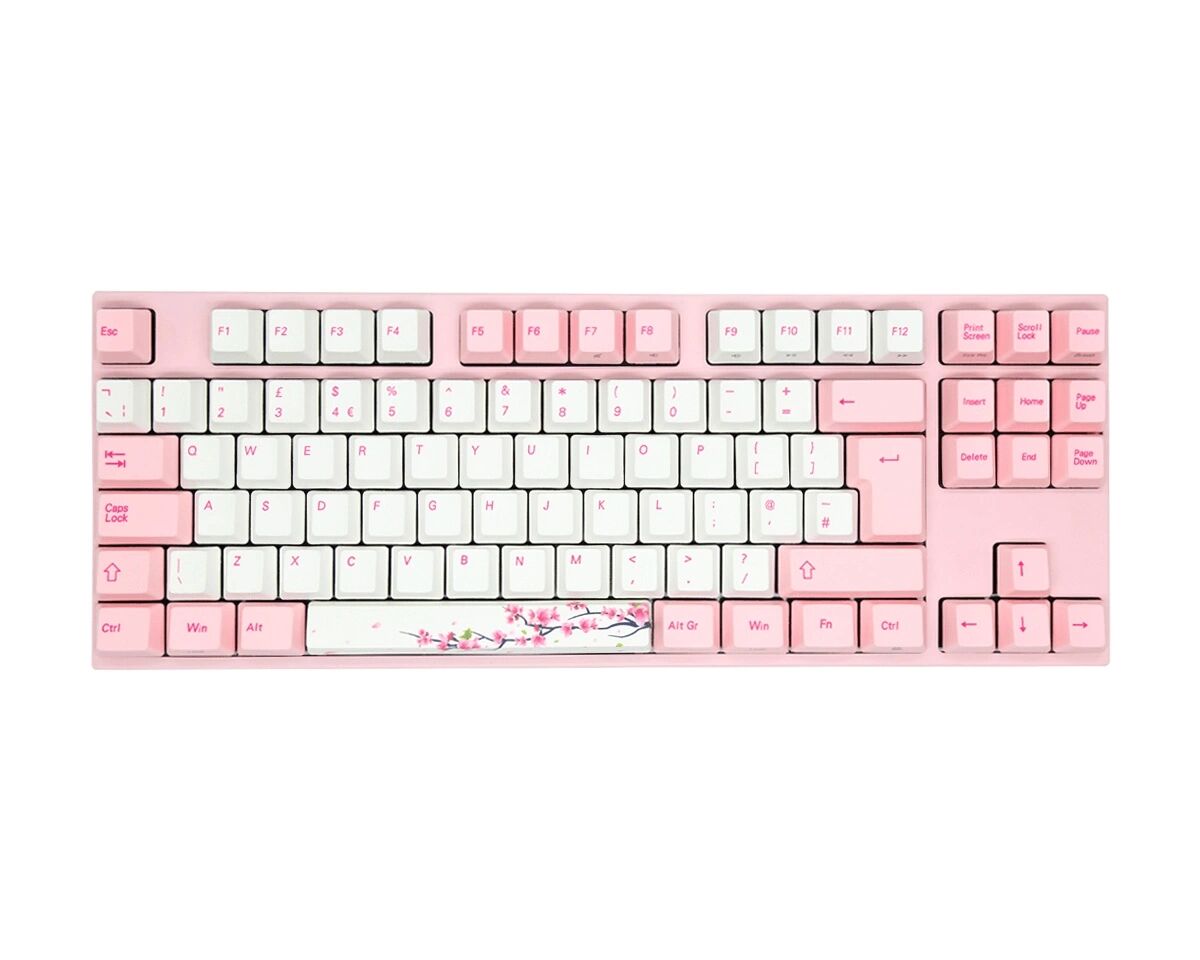 Varmilo VA88M Sakura PBT Rosa LED Tastatur [MX Red]