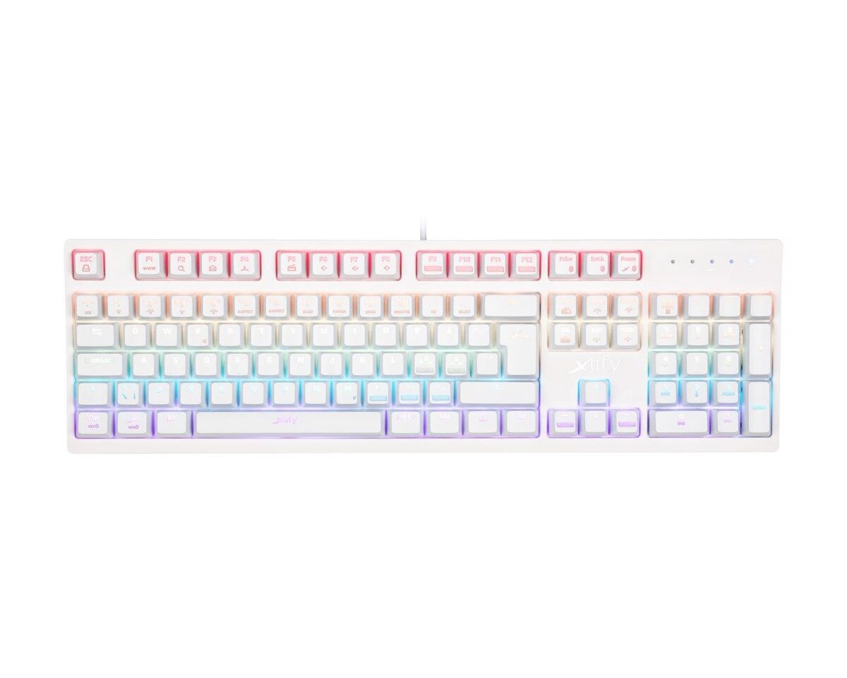 Xtrfy K2 Gaming Tastatur RGB [Kailh Red] - White Edition