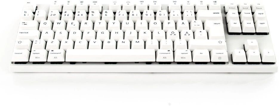 Varmilo VA88Mac Hvit PBT Hvit LED Tastatur [MX Red] (MAC)