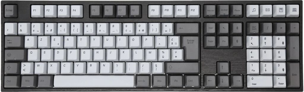 Varmilo VA109M Ink Rhyme PBT Hvit LED Tastatur [MX Silver]