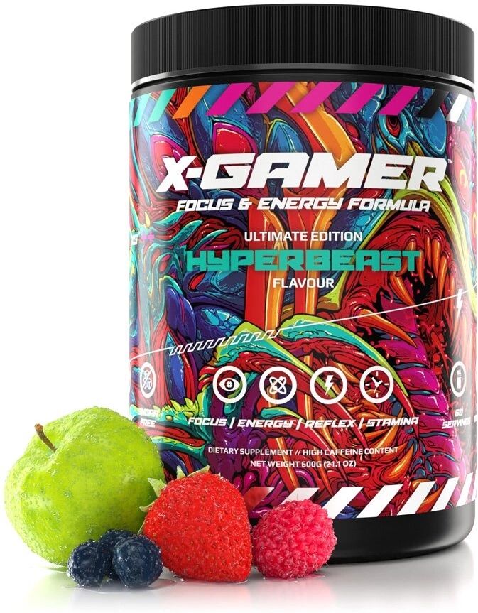 X-Gamer 600g X-Tubz Hyperbeast - 60 Porsjoner