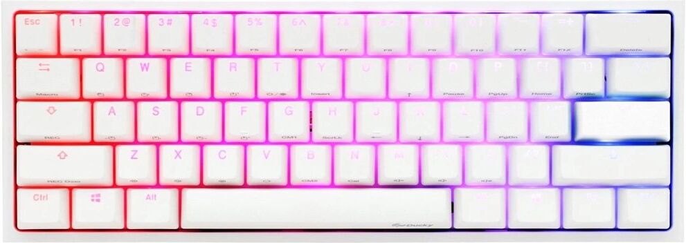 Ducky ONE 2 Mini RGB Pure Hvit Tastatur [MX Speed Silver]