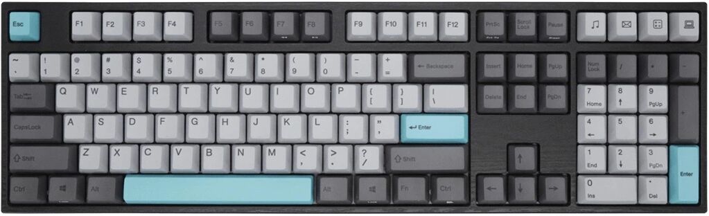 Varmilo VA109M Moonlight PBT Hvit LED Tastatur [MX Red]