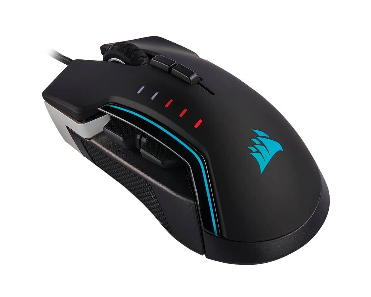 Corsair GLAIVE RGB PRO Gaming Mus Aluminium