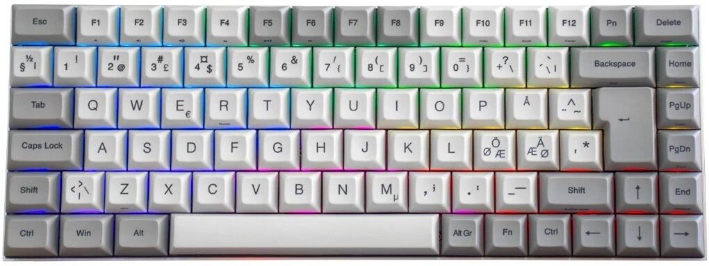 Vortex RACE3 RGB PBT Tastatur [MX Silver]