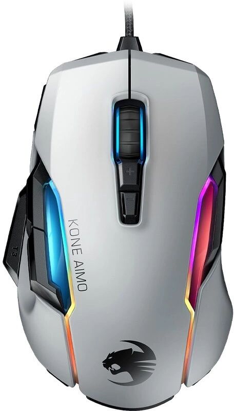 Roccat Kone Aimo Gaming Mus Hvit Remastered