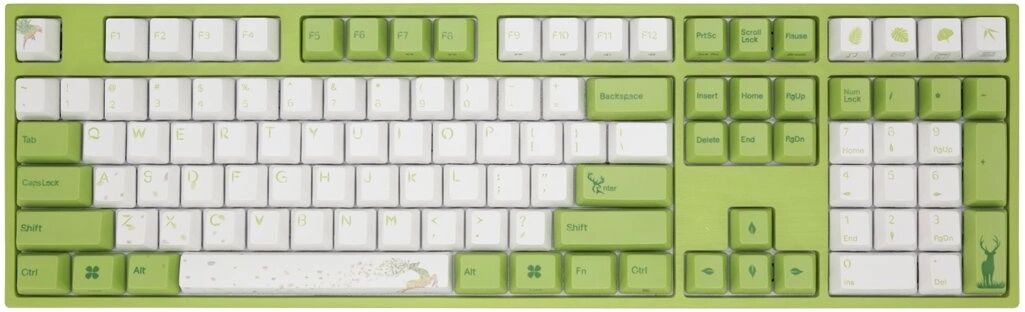 Varmilo VA109M Forest Fairy PBT Tastatur Hvit LED [MX Blue]