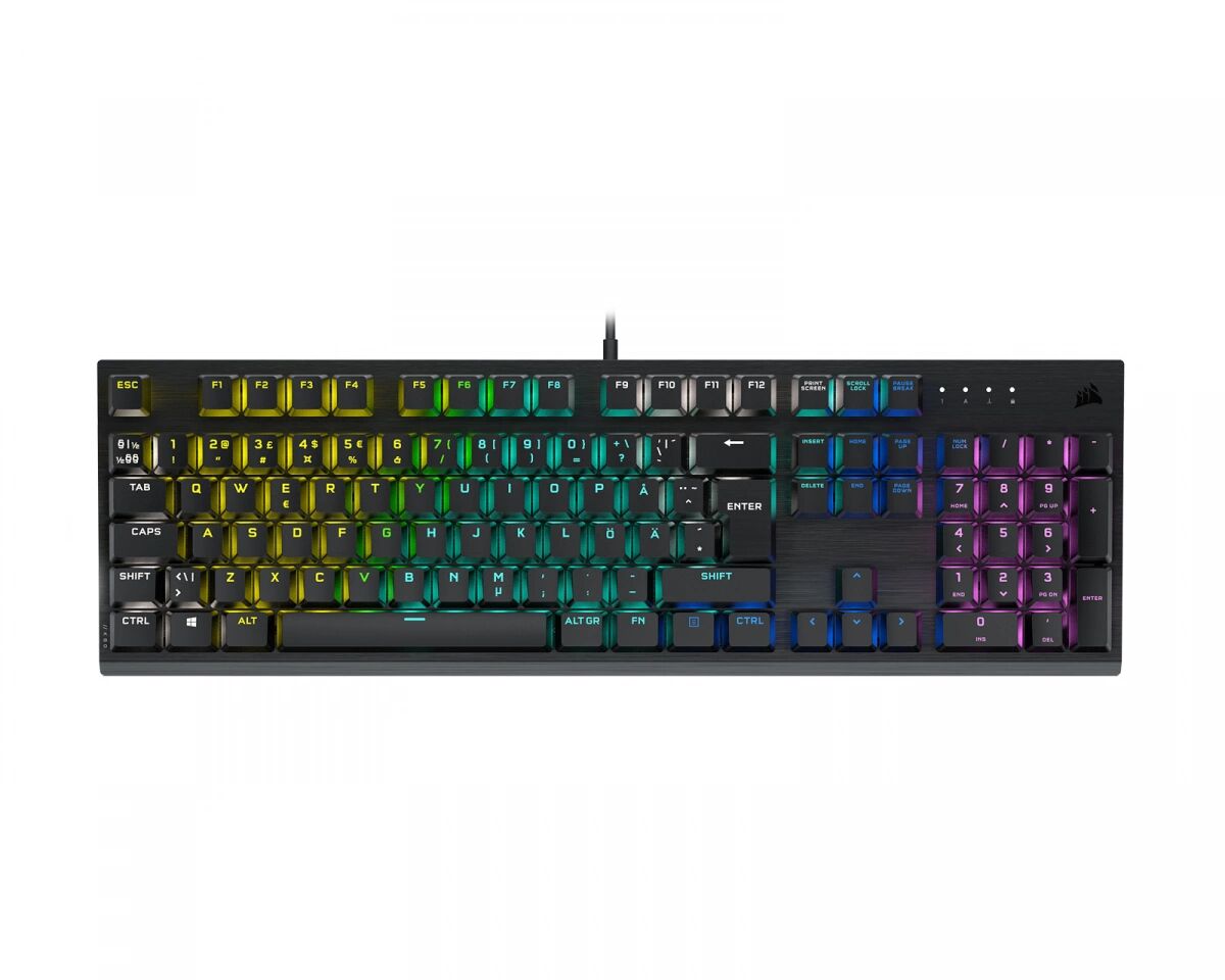 Corsair K60 RGB PRO Mekaniskt Tastatur [MX Viola]