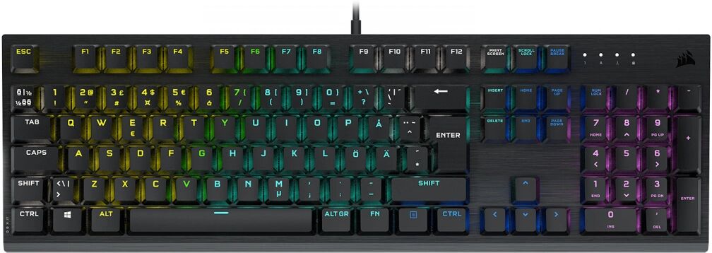 Corsair K60 RGB PRO Mekaniskt Tastatur Low Profile [MX Speed]