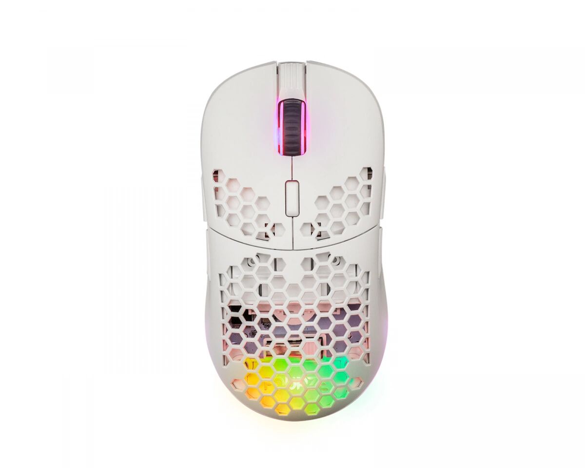 Fourze GM900 Trådløs RGB Gaming Mus Hvit