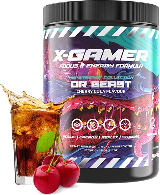 X-Gamer 600g X-Tubz Dr Beast - 60 Porsjoner