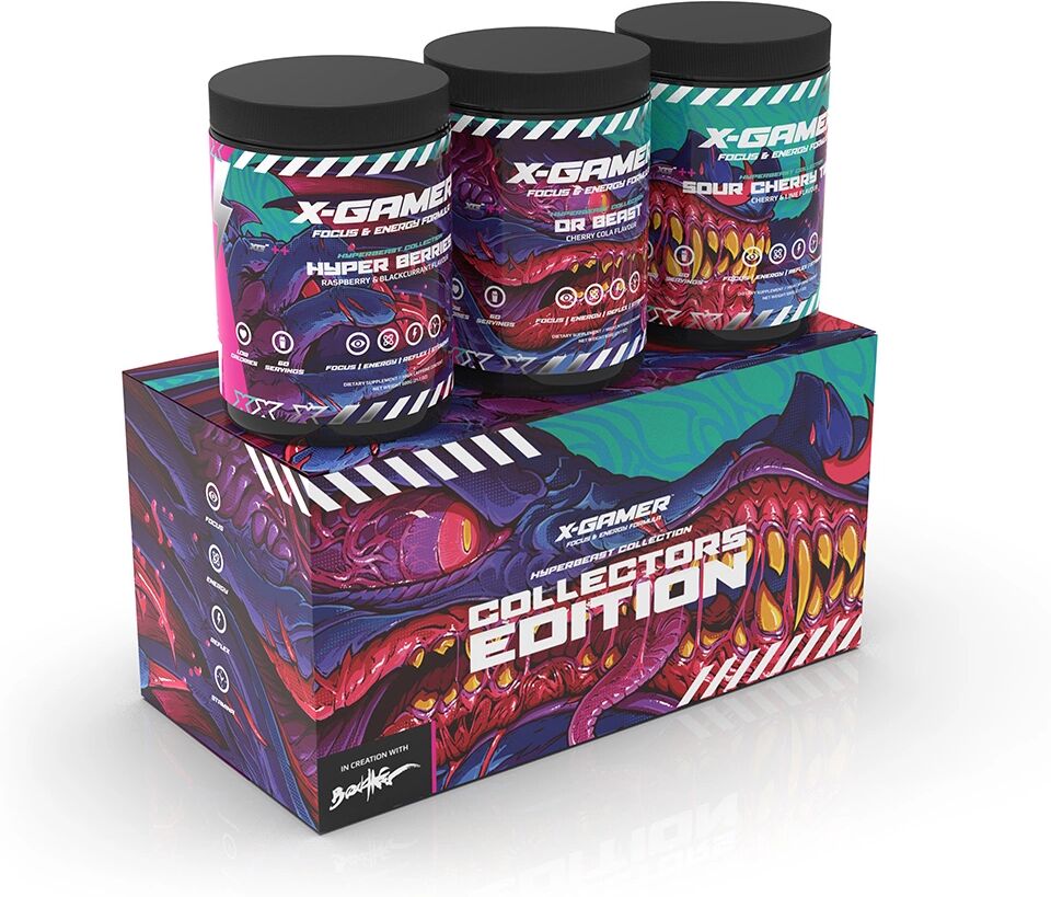 X-Gamer Hyperbeast Collector's Edition - 3x Tubz