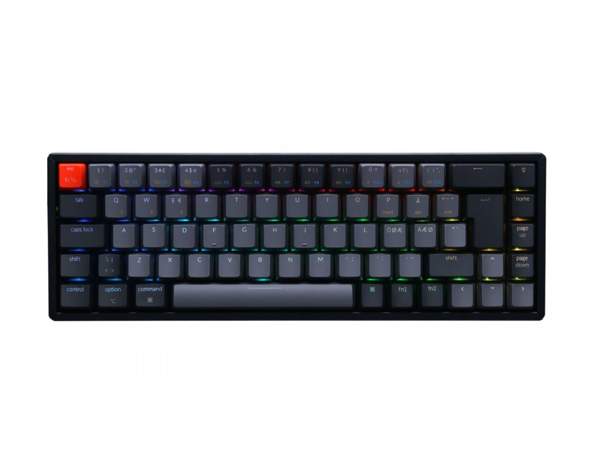 Keychron K6 RGB Trådløs Hotswap Tastatur [Gateron Red]