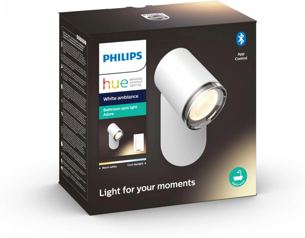 Philips Hue Adore Spotlampe Hvid - 5.5W 230V