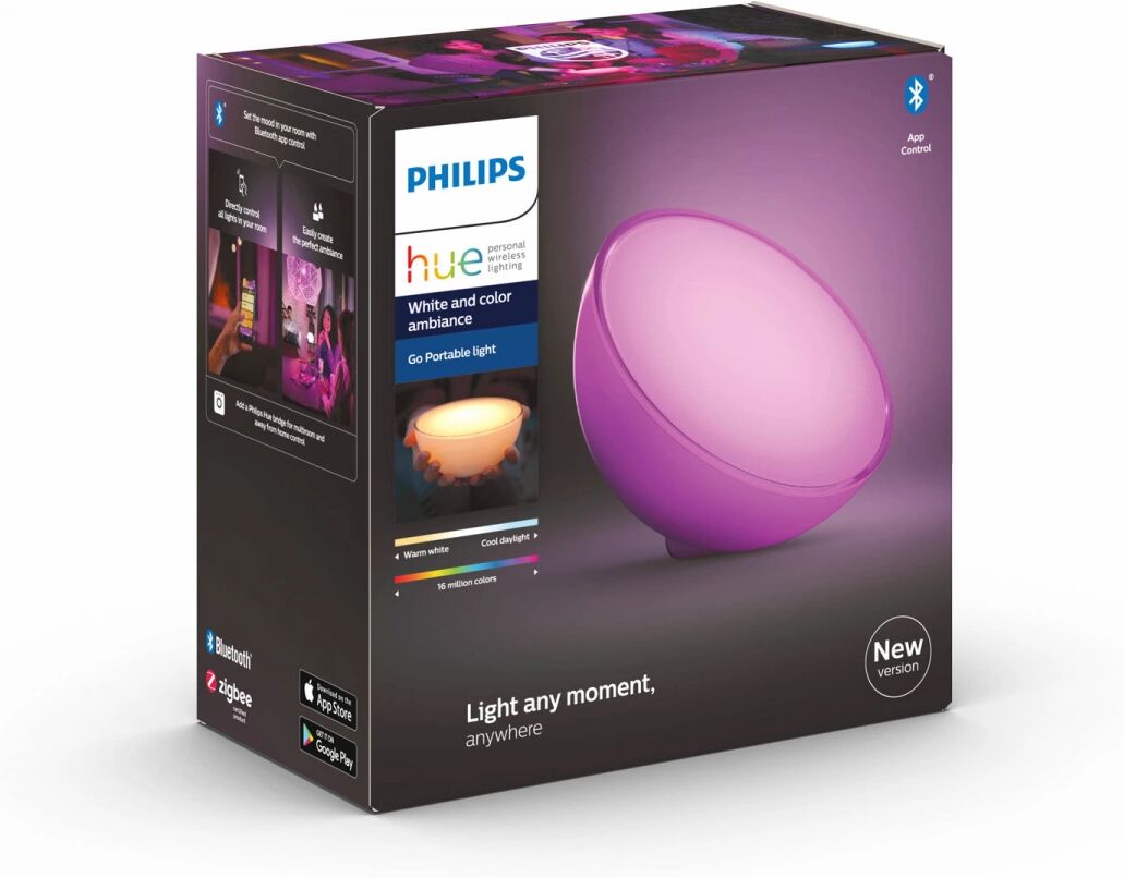 Philips Hue Go V2 Bærbar Lampa - White & Color Ambience