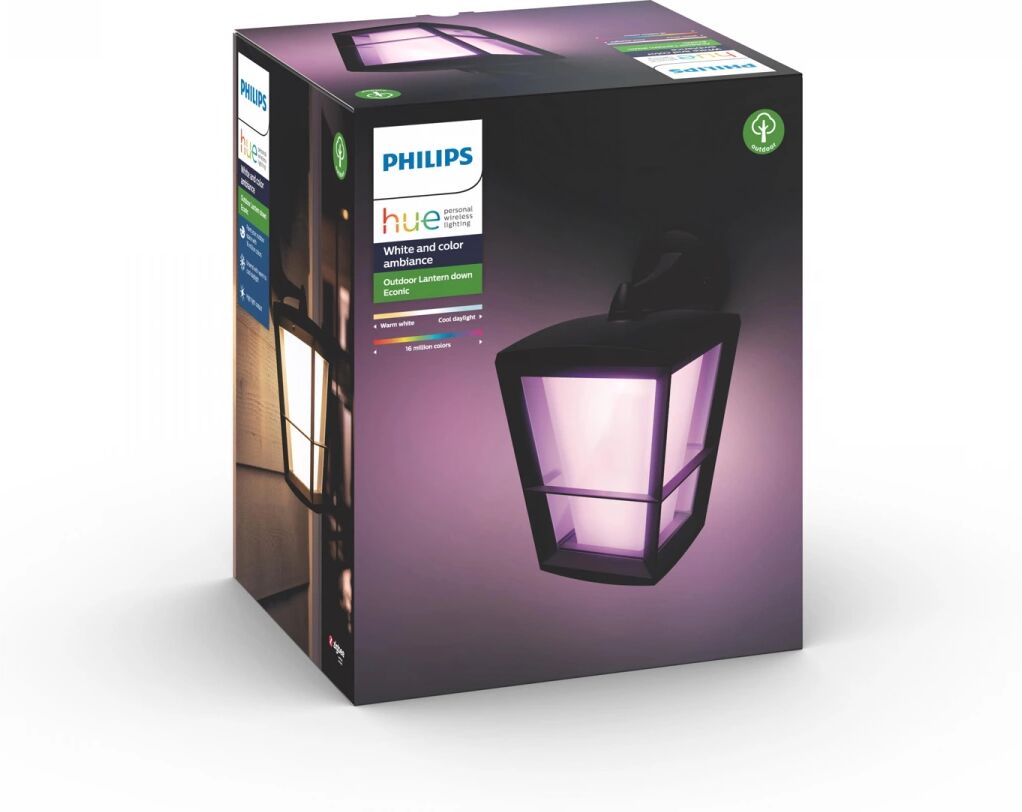 Philips Hue Econic Utendørs Lykt - Svart