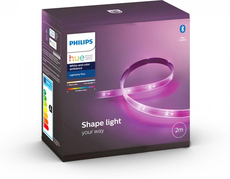 Philips Hue Lightstrip Plus V4 Utvidelse- 2m (plug)