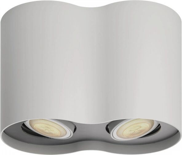 Philips Hue Pillar, White Ambience Dobbelt Spotlight - Hvid