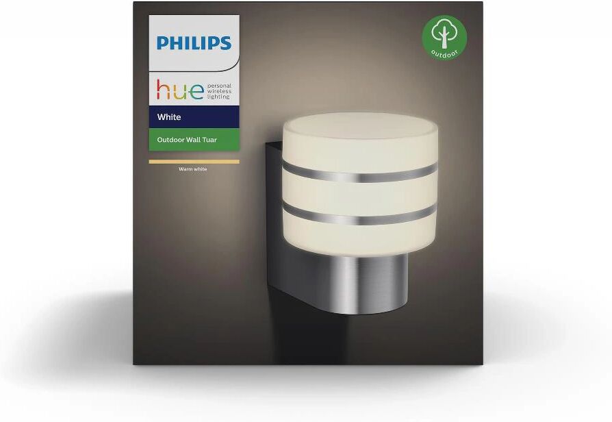 Philips Hue Tuar Vegglampe - Rustfritt Stål