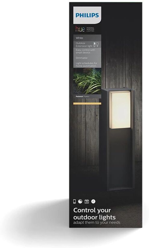 Philips Hue Turaco Pidestall Lys - Antracit