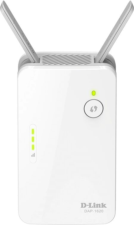 D-Link DAP-1620 Trådløs Dual Band WiFi Extender - Hvit