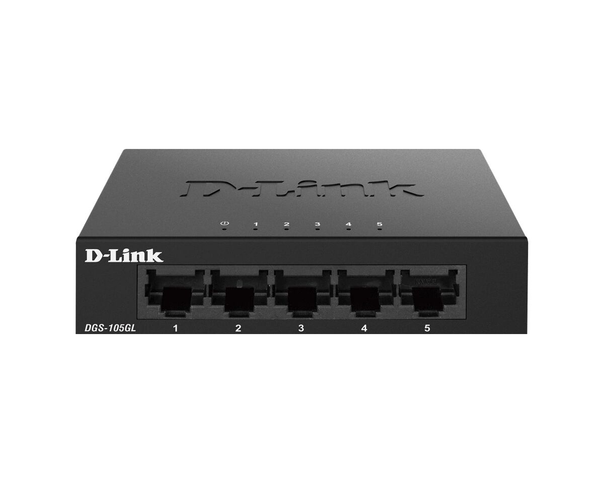 D-Link 5-Port Gigabit Ethernet Switch i Metall