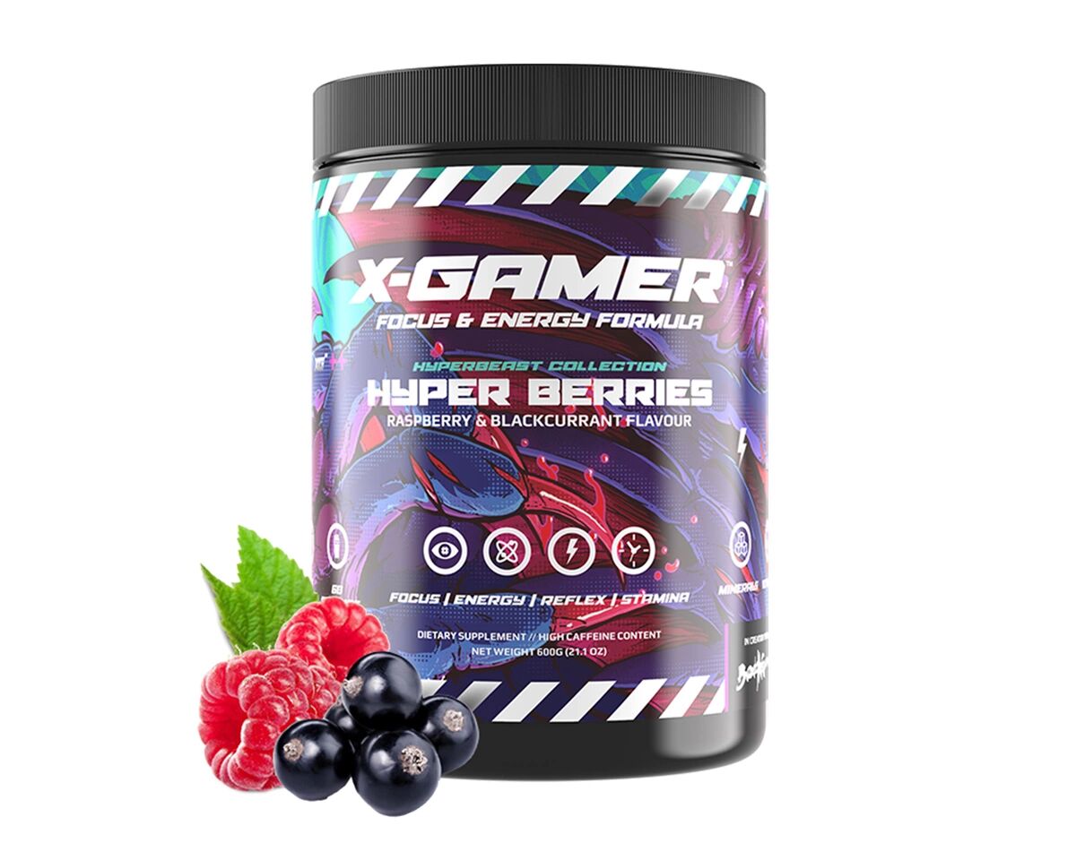 X-Gamer 600g X-Tubz Hyper Berries - 60 Porsjoner