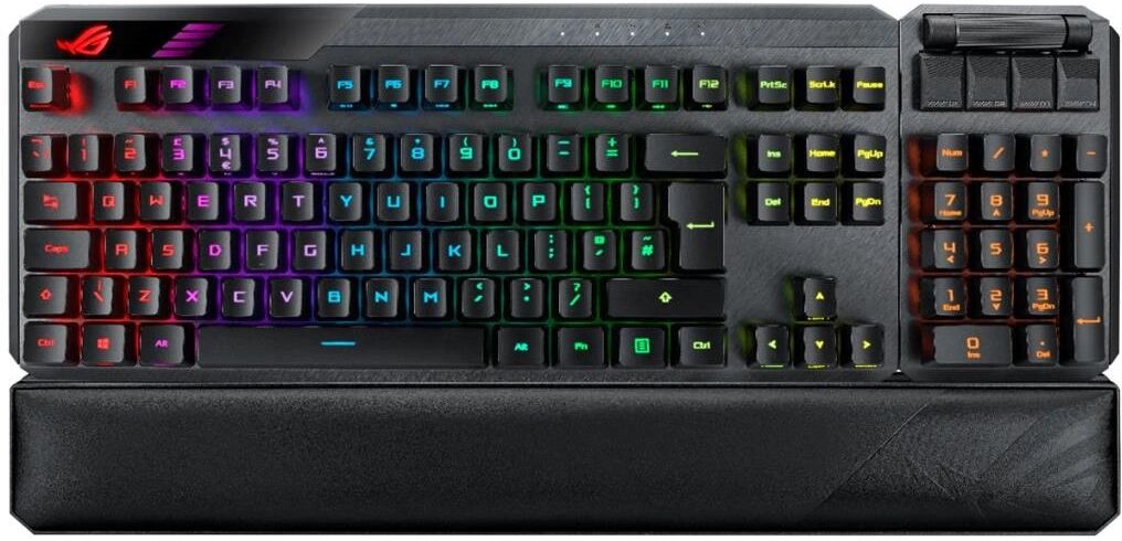 Asus ROG Claymore II  Trådløs Gaming Tastatur [ROG RX Red]