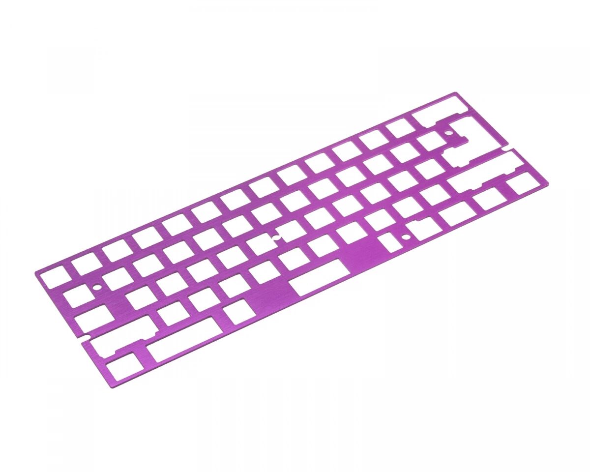 KBDfans Aluminium Plate 60% Lilla