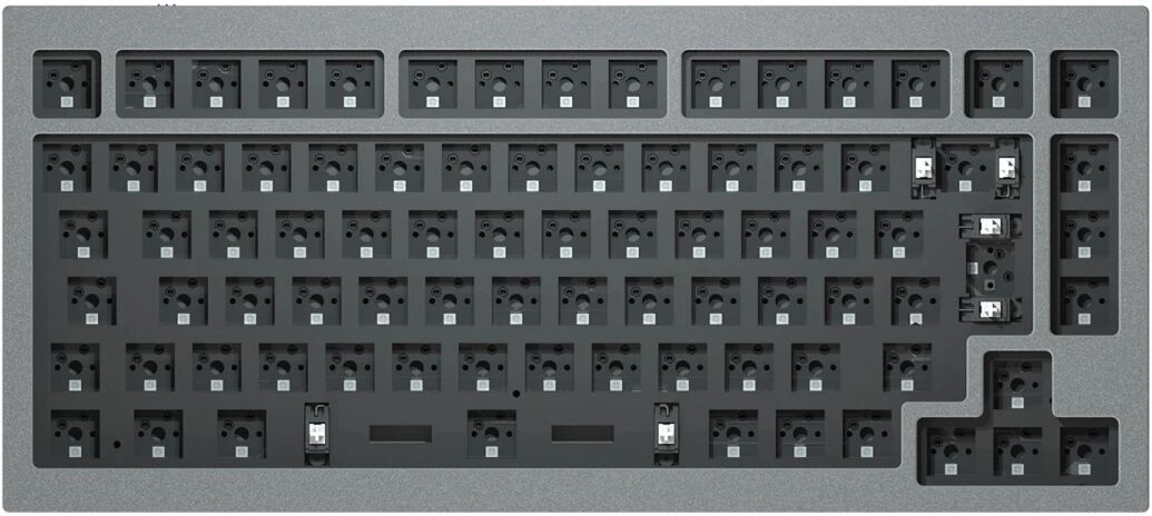 Keychron Q1 QMK ISO Barebone - Spacy Grey