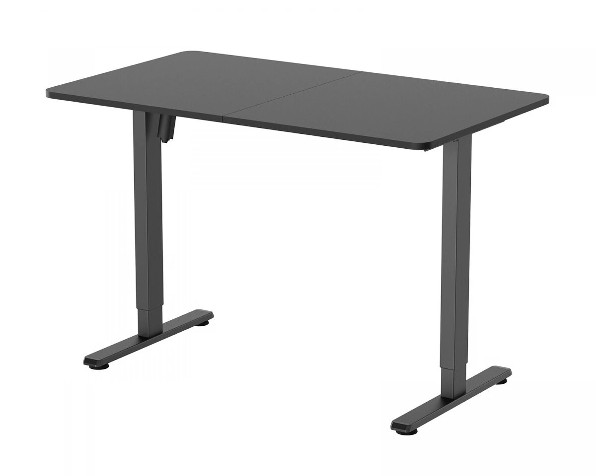 MaxMount Hev- og senkbare Skrivebord (1200X600) - Svart