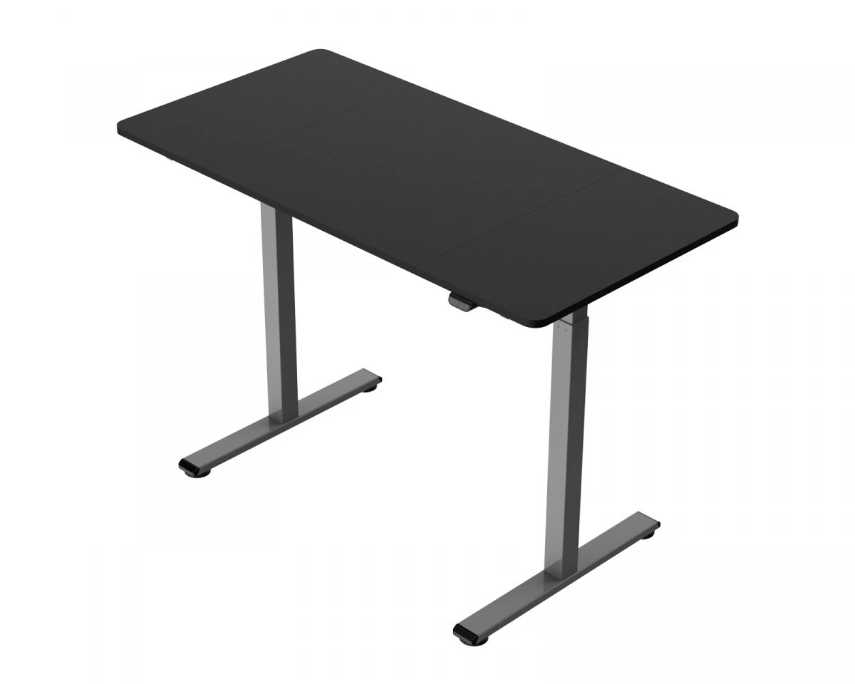 MaxMount Hev- og senkbare Skrivebord (1200X600) - Grå/Svart