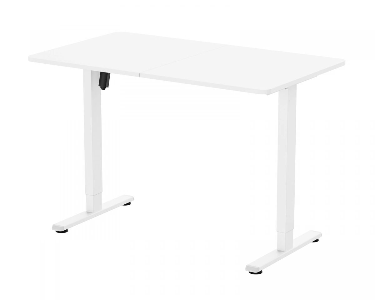 MaxMount Hev- og senkbare Skrivebord (1200X600) - Hvit