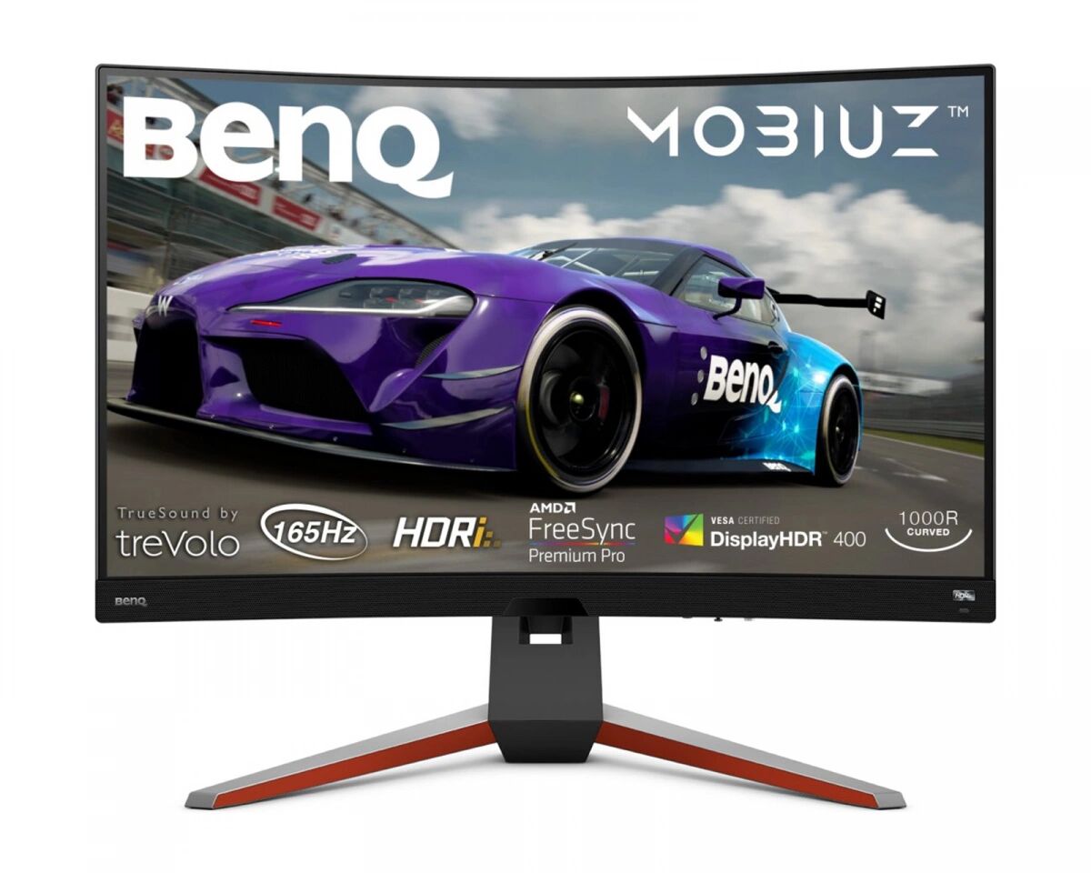 BenQ MOBIUZ EX3210R Curved 32" 165Hz 1ms VA AMD FreeSync Premium Pro QHD Gamingskjerm