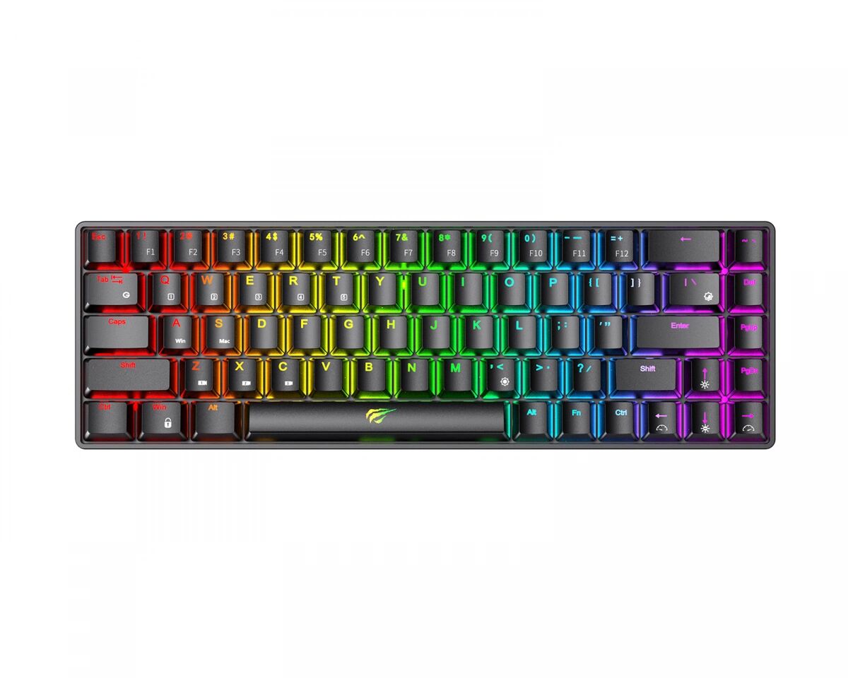 Havit KB860L Ultra Compact Gaming Tastatur Svart [Outemu Brown]