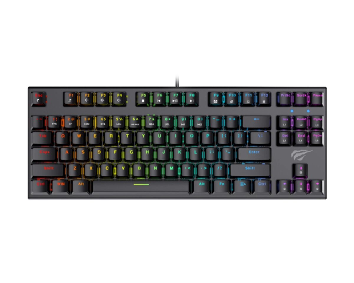 Havit KB857 TKL RGB Gaming Tastatur [Outemu Blue]