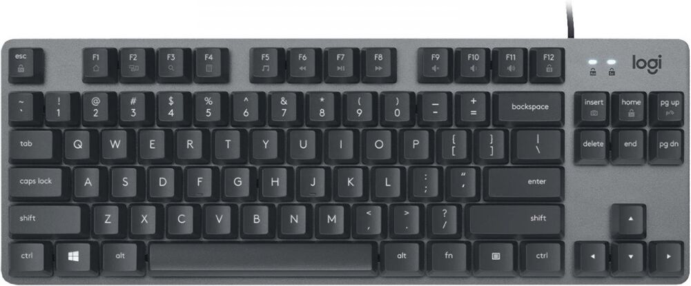 Logitech K835 TKL Tastatur [TTC Red] - Svart/Grå