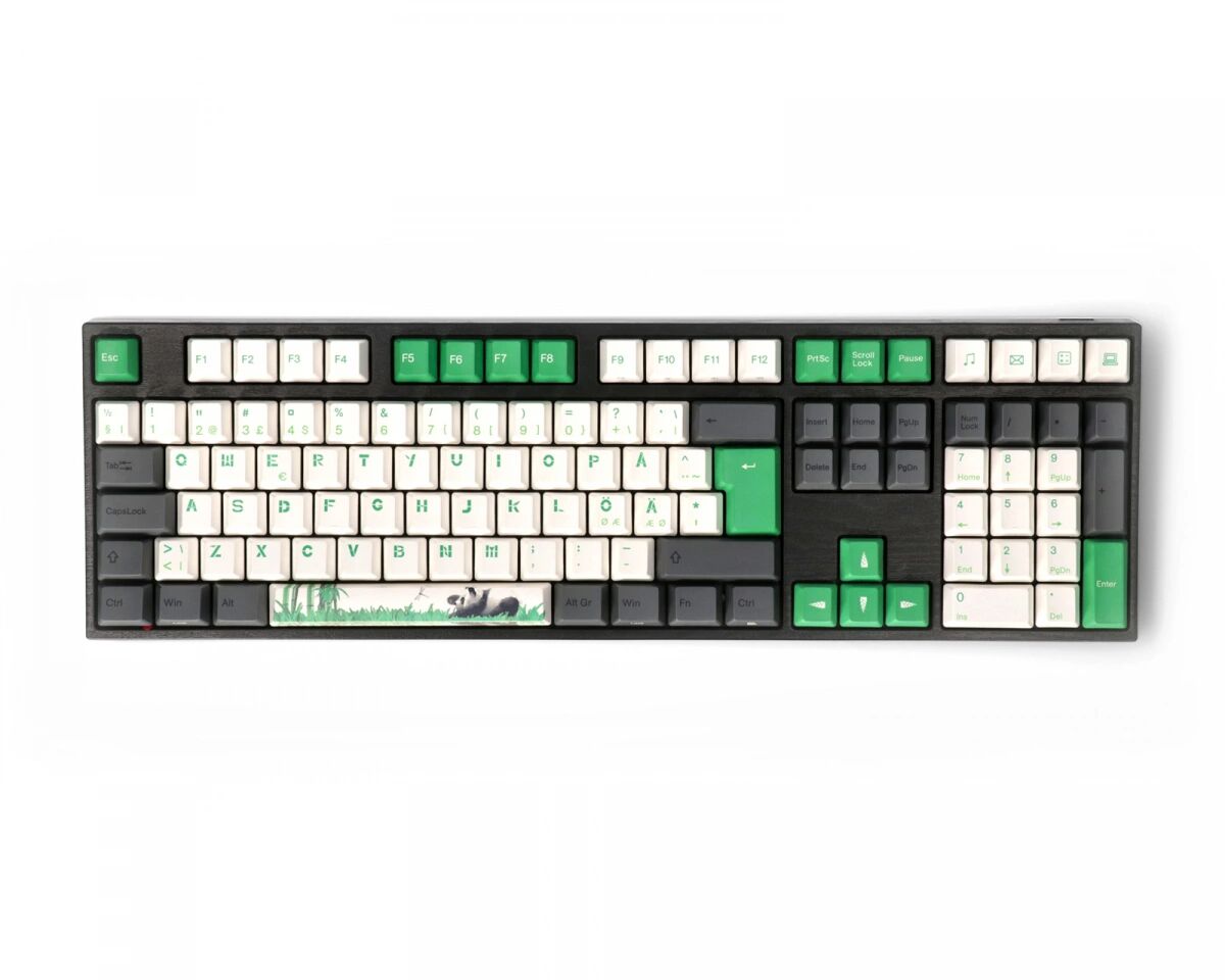Varmilo VA109M Panda R2 PBT Tastatur Hvit LED [MX Brown]