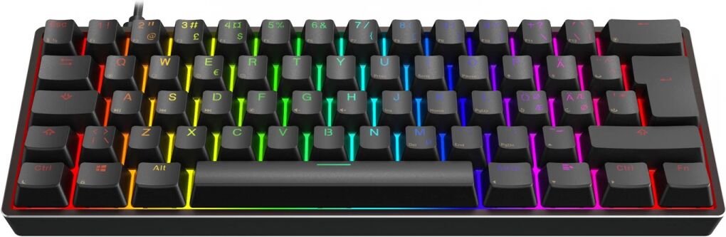 MaxMount Aeon RGB Hotswap PBT Gaming Tastatur [Gateron Optical Blue] - Svart