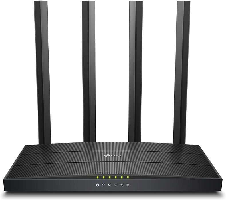 TP-Link Router Archer C6U AC1200 Dual-Band, 802.11ac, 300+867 Mbit/s, 4 Ports