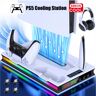 BEBONCOOL-PS5 Controlador de Carregamento Dock para PlayStation 5  Digital e Disco Cooling Stand  4
