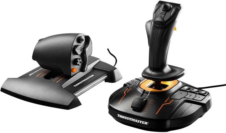 Thrustmaster t.16000m fcs hotas joystick + acelerador