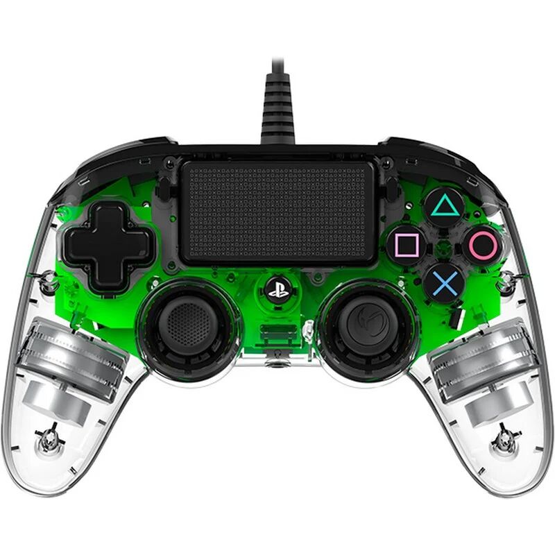 Nacon compact controller wired para ps4 iluminado verde