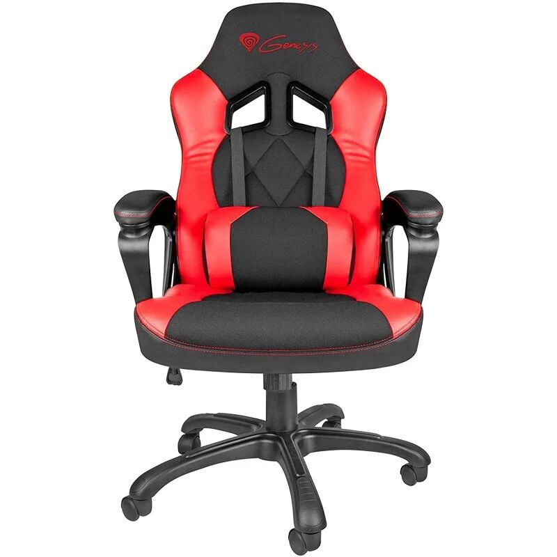 Genesis nitro 330 cadeira gaming preta/vermelha
